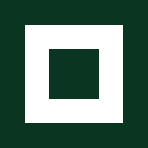 Intext icon, deep forest on paper